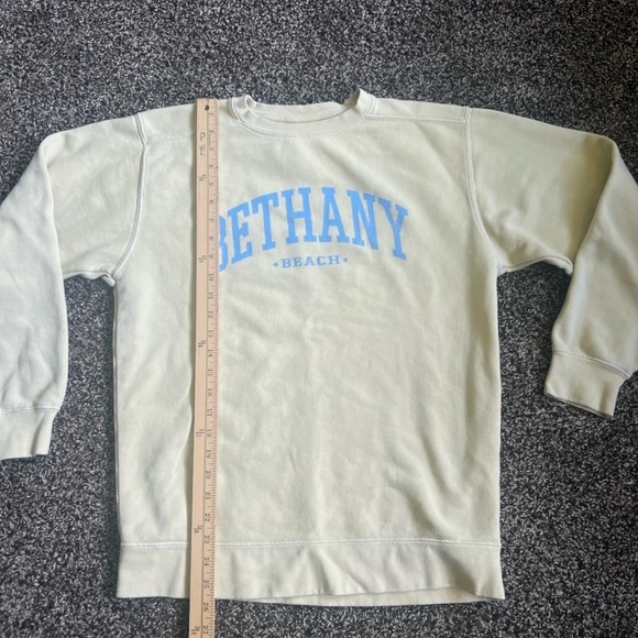 Comfort Colors Cream Crewneck Sweater - Picture 4 of 6
